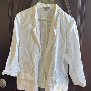 Elegant White Women's Blazer